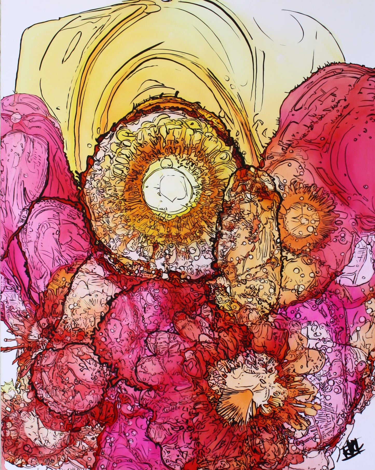 abstract ink-Cell mutation series 6