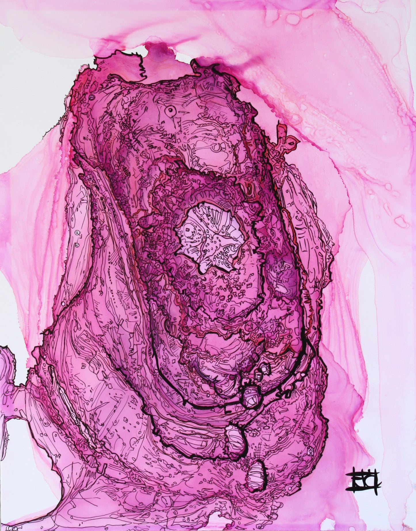 abstract ink-Cell mutation series 10