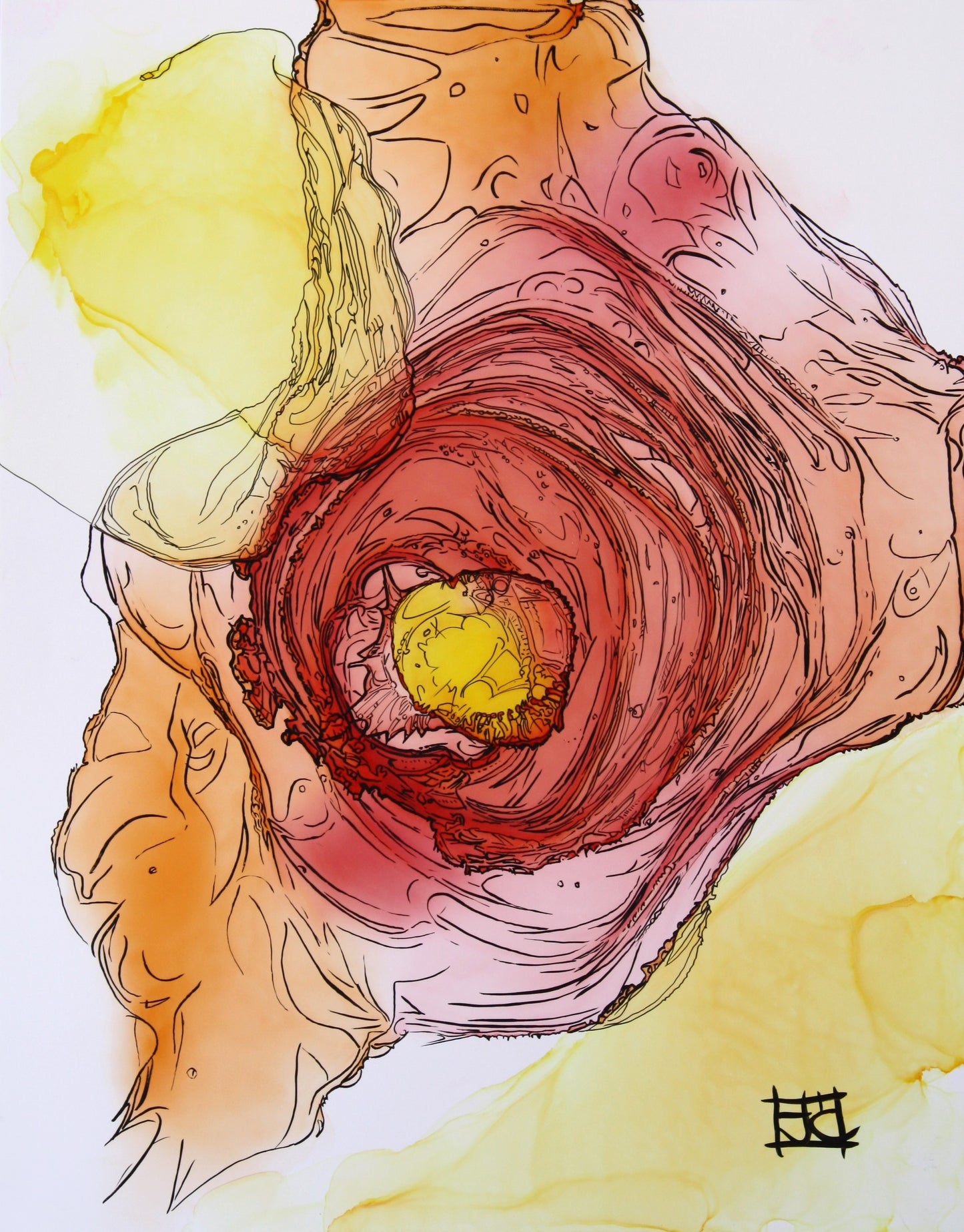abstract ink-Cell mutation series 9