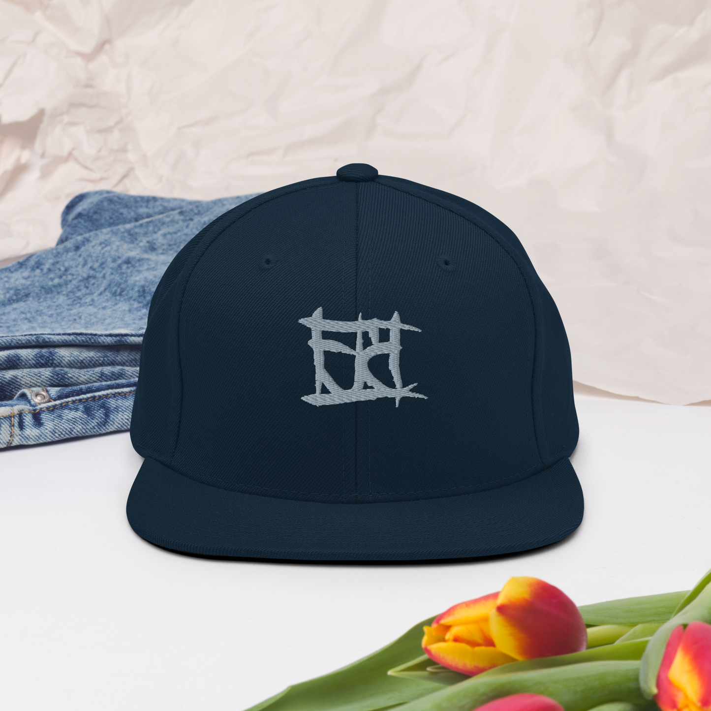 Embroidered Snapback hat