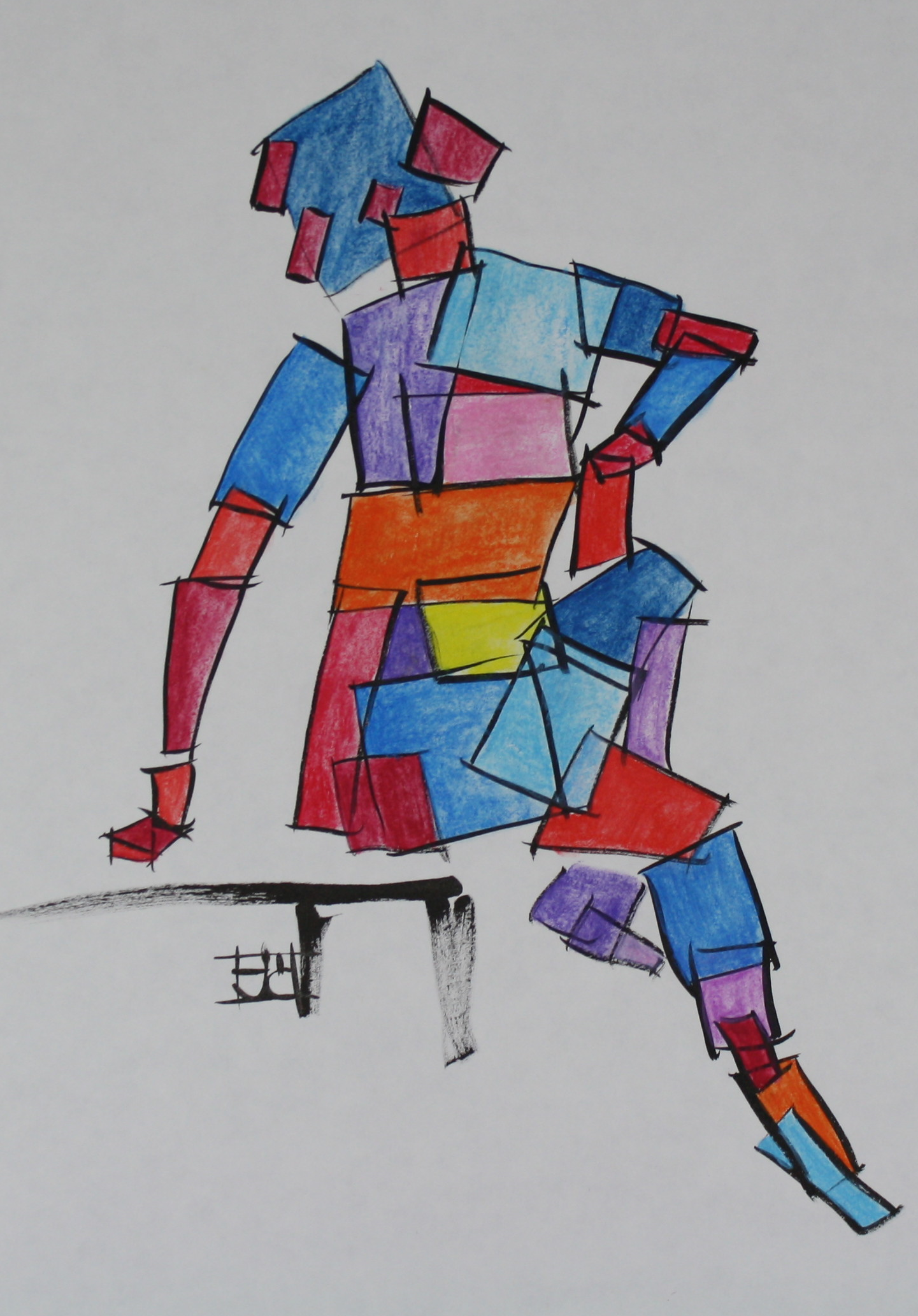 Figure-Box Woman