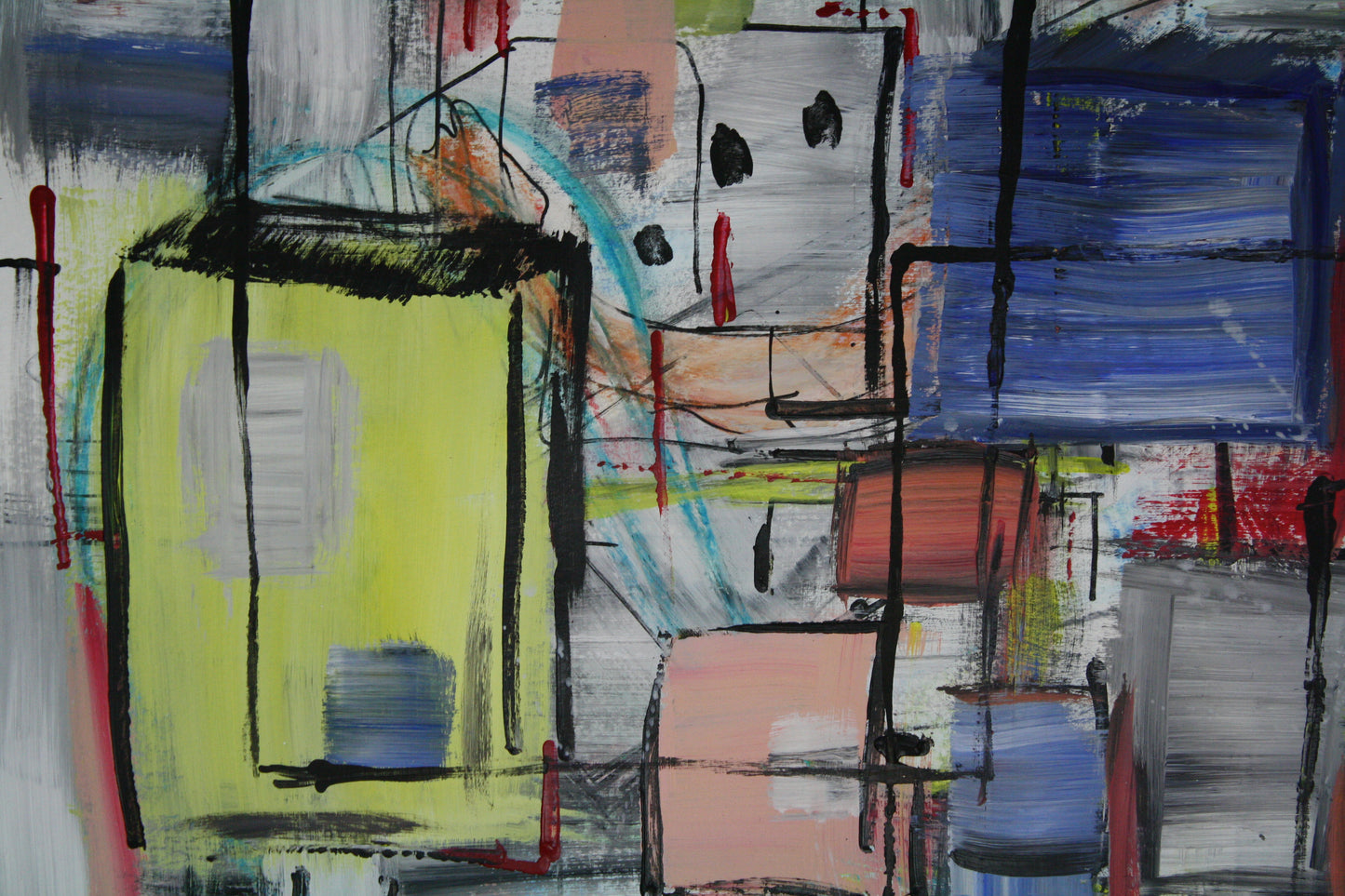 Tandem Portals-abstract painting