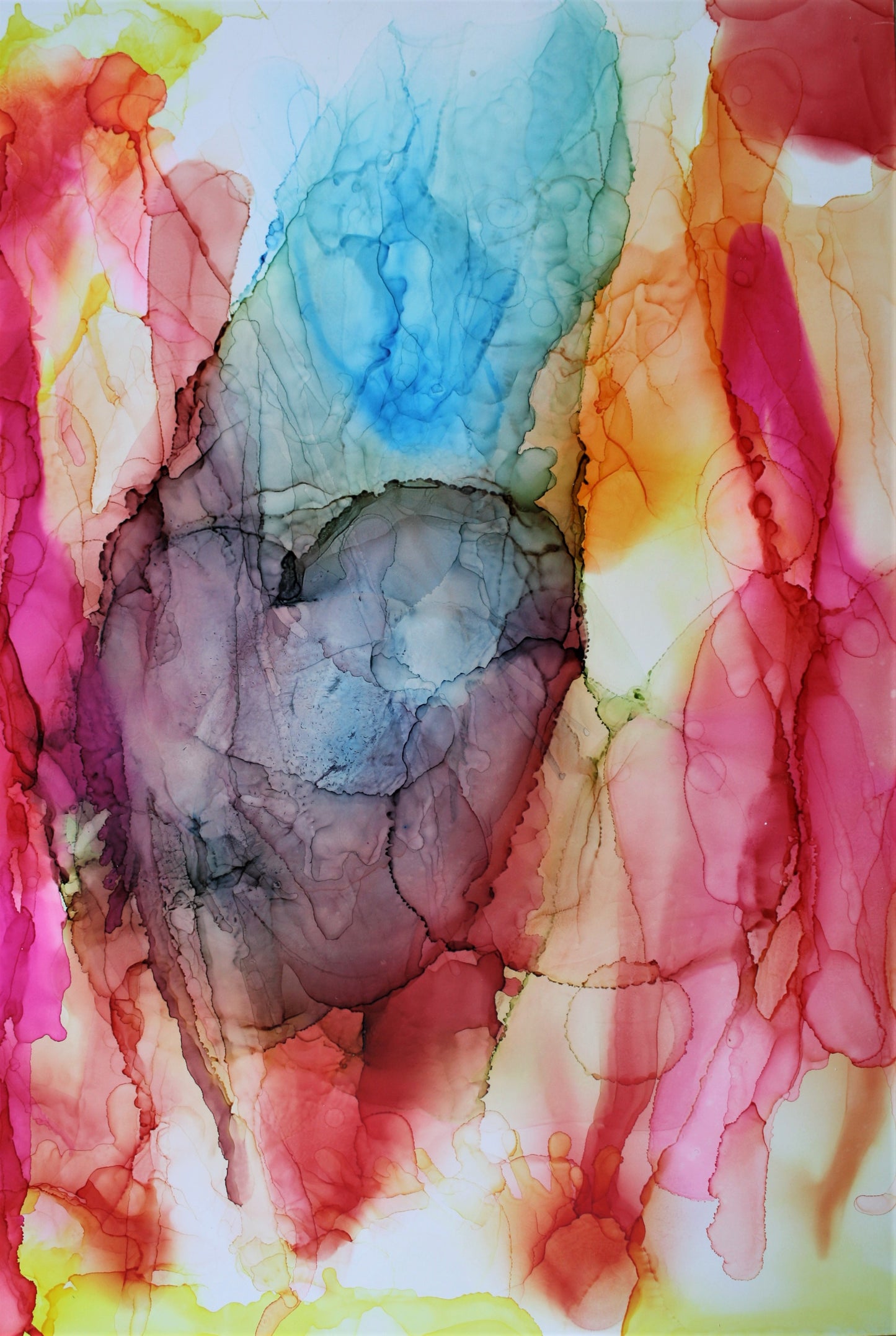 Abstract ink-My Cold black Heart