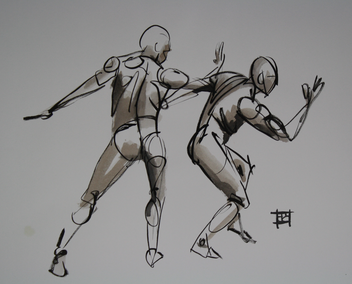 Figure-Gestural man