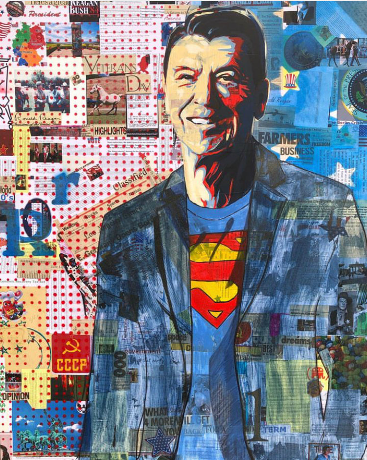 Pop Art-Ronald Reagan
