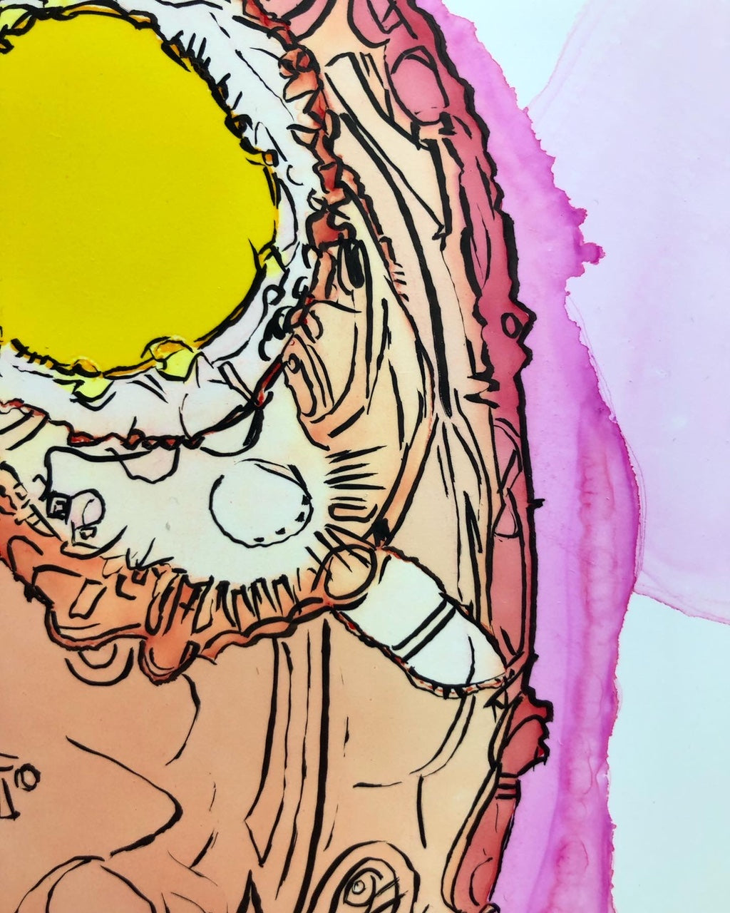 Mutaded Ink ink-abstract Cell Mutation series 4 – Wwwarronjmcguireart